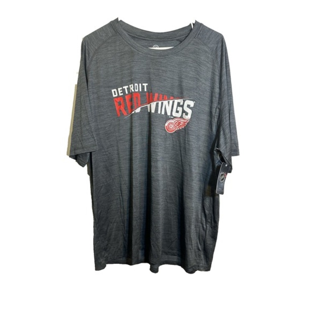 NHL mens short sleeve detroit red wings shirt size 2XL XXL 50 52